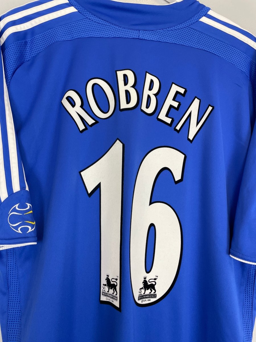 2006/08 CHELSEA ROBBEN 16 HOME SHIRT (XXL) ADIDAS - Cult Kits - XXL - Buy Vintage Football Shirts, Authentic Retro Football Shirts For Sale, Classic Football Shirts & Soccer Jersey