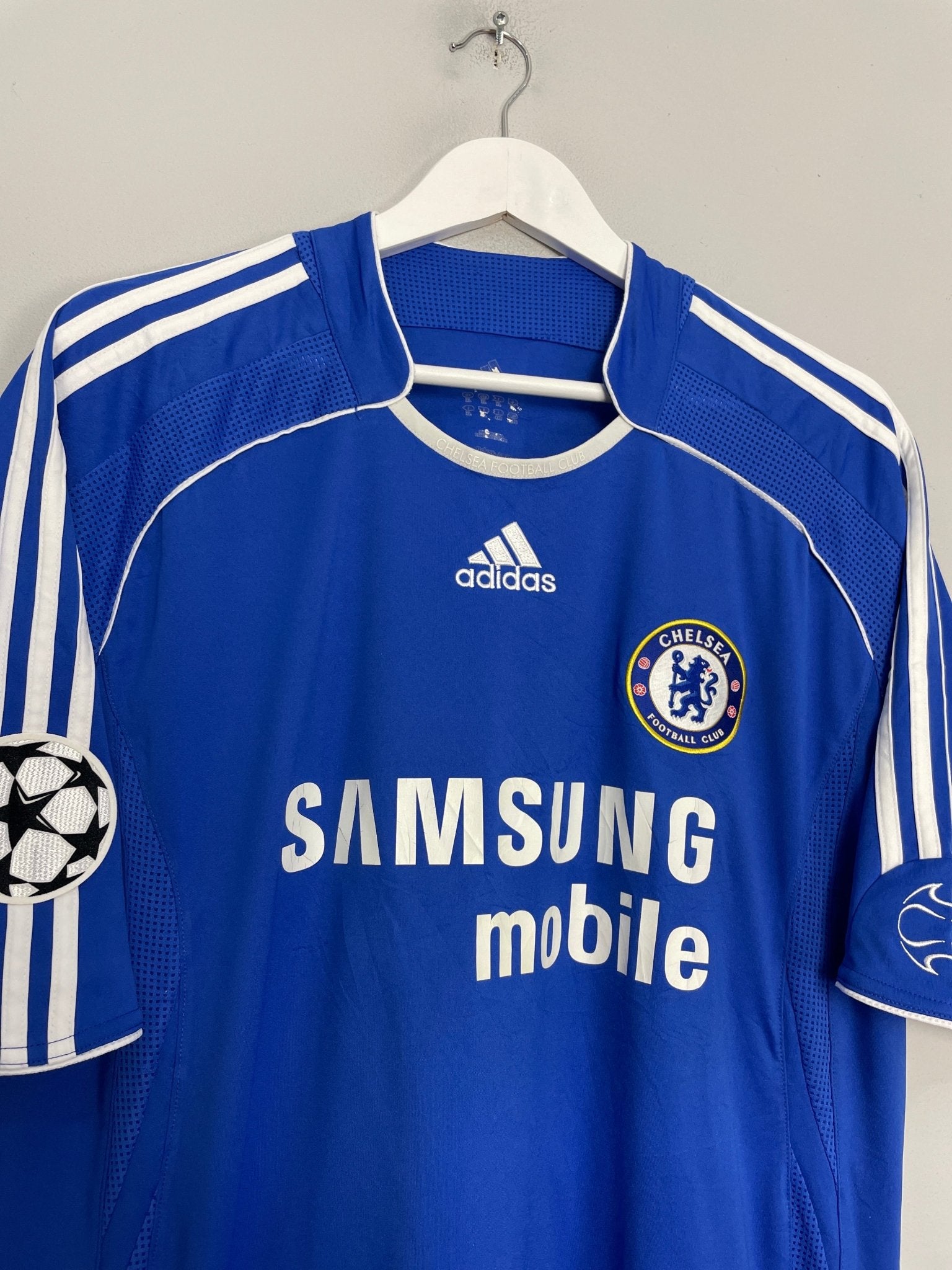 Shop 2006/08 CHELSEA SHEVCHENKO #7 C/L HOME SHIRT (XL) ADIDAS, classic football shirts, vintage football shirts & retro soccer jerseys at Cult Kits