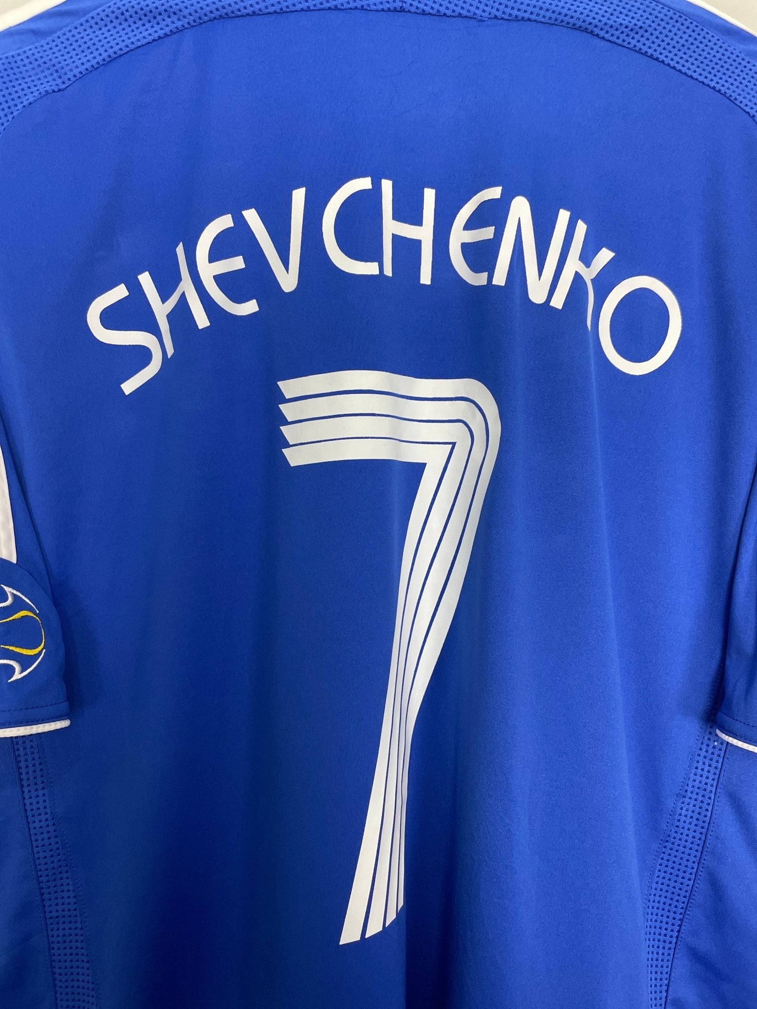 Shop 2006/08 CHELSEA SHEVCHENKO #7 C/L HOME SHIRT (XL) ADIDAS, classic football shirts, vintage football shirts & retro soccer jerseys at Cult Kits