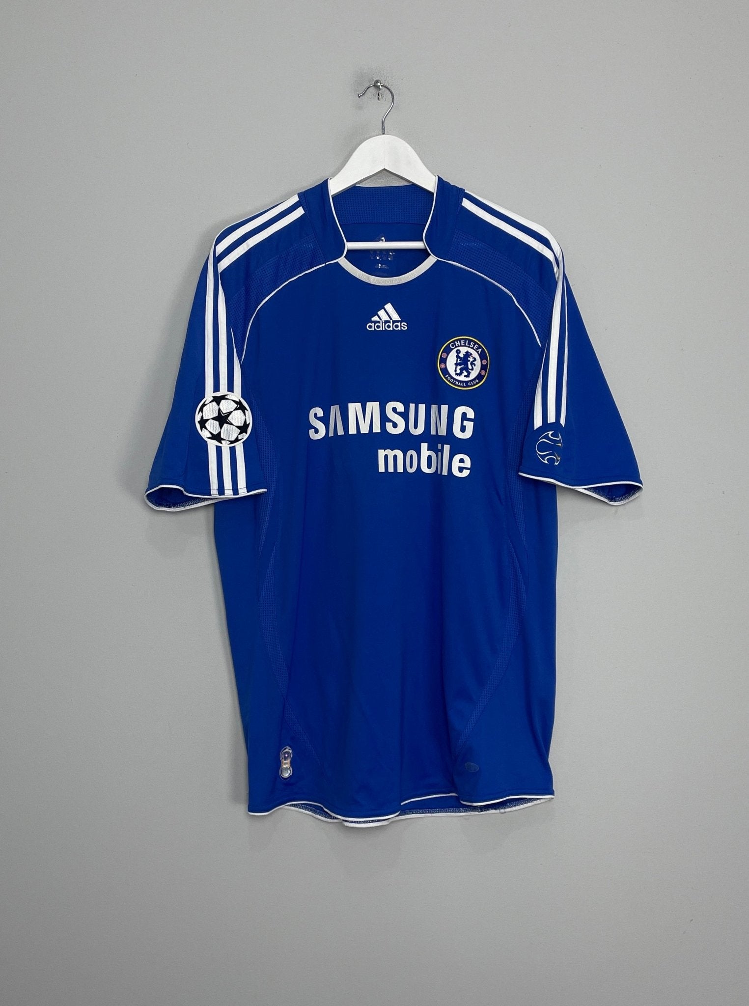 Shop 2006/08 CHELSEA SHEVCHENKO #7 C/L HOME SHIRT (XL) ADIDAS, classic football shirts, vintage football shirts & retro soccer jerseys at Cult Kits