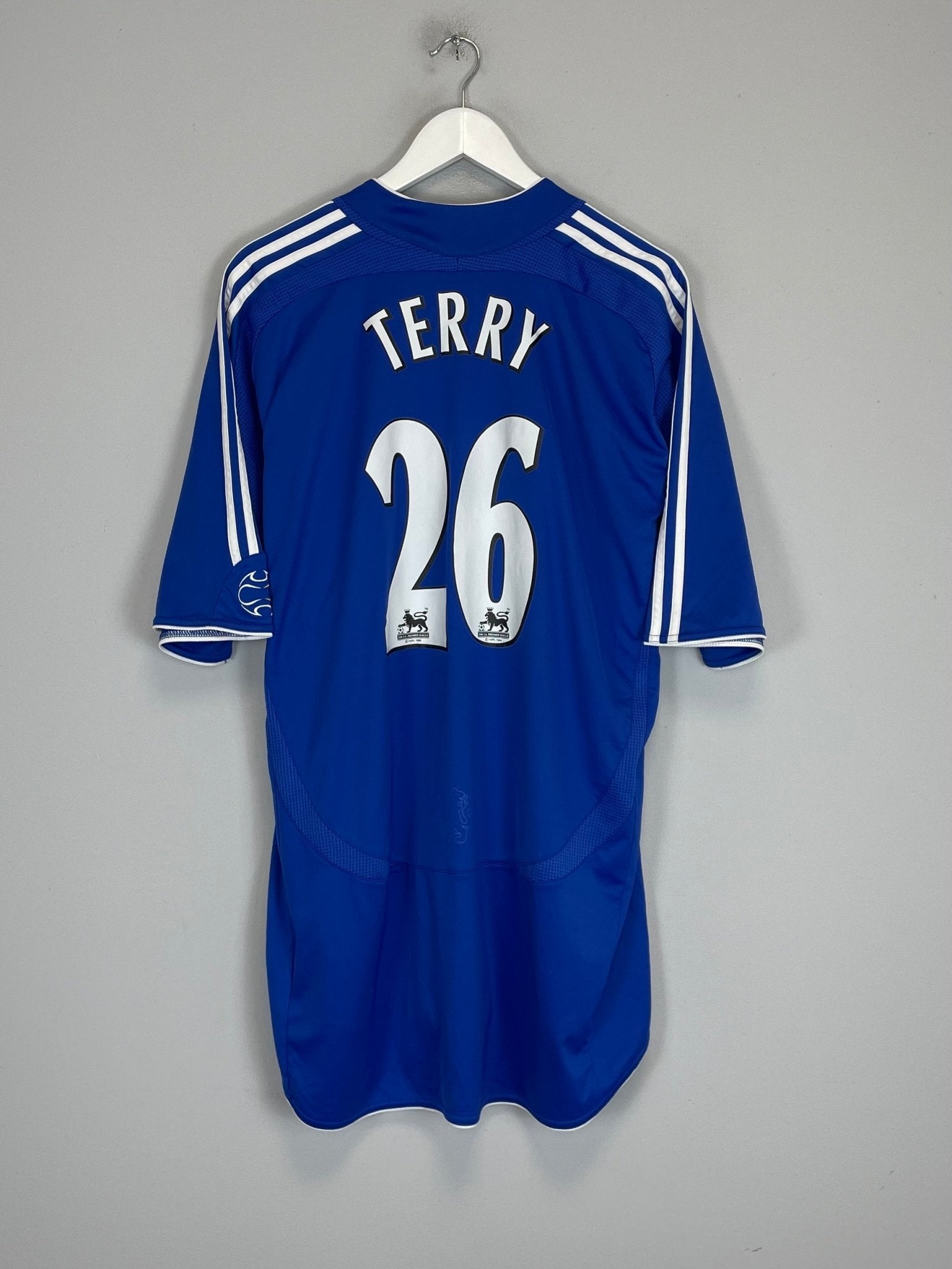 Shop 2006/08 CHELSEA TERRY #26 HOME SHIRT (XXL) ADIDAS, classic football shirts, vintage football shirts & retro soccer jerseys at Cult Kits
