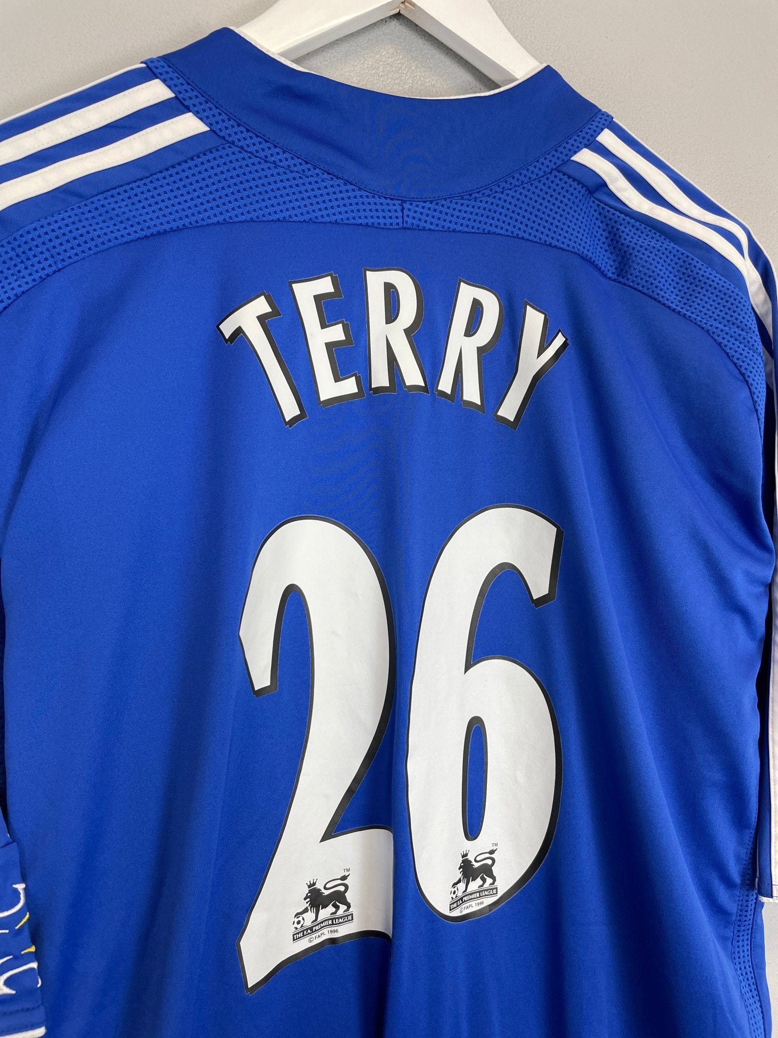 Shop 2006/08 CHELSEA TERRY #26 HOME SHIRT (XXL) ADIDAS, classic football shirts, vintage football shirts & retro soccer jerseys at Cult Kits