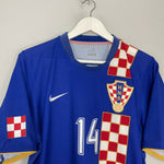 Shop 2006/08 CROATIA MODRIC #14 AWAY SHIRT (L) NIKE, classic football shirts, vintage football shirts & retro soccer jerseys at Cult Kits