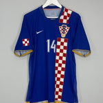 Shop 2006/08 CROATIA MODRIC #14 AWAY SHIRT (L) NIKE, classic football shirts, vintage football shirts & retro soccer jerseys at Cult Kits