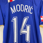 Shop 2006/08 CROATIA MODRIC #14 AWAY SHIRT (L) NIKE, classic football shirts, vintage football shirts & retro soccer jerseys at Cult Kits