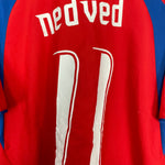 Shop 2006/08 CZECH REPUBLIC NEDVED #11 HOME SHIRT (L) PUMA, classic football shirts, vintage football shirts & retro soccer jerseys at Cult Kits