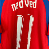Shop 2006/08 CZECH REPUBLIC NEDVED #11 HOME SHIRT (L) PUMA, classic football shirts, vintage football shirts & retro soccer jerseys at Cult Kits