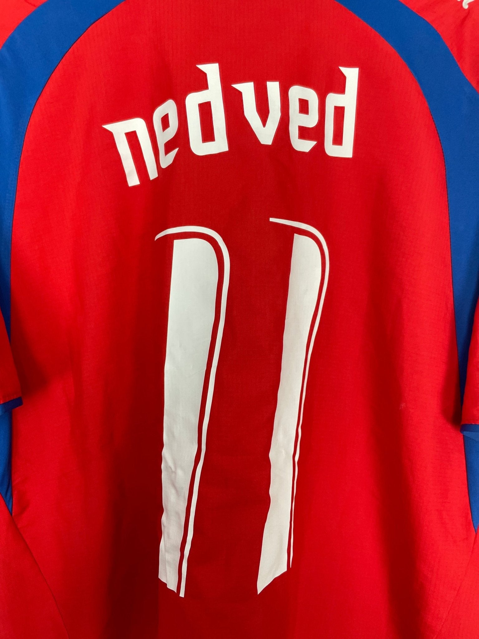 Shop 2006/08 CZECH REPUBLIC NEDVED #11 HOME SHIRT (L) PUMA, classic football shirts, vintage football shirts & retro soccer jerseys at Cult Kits