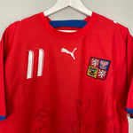 Shop 2006/08 CZECH REPUBLIC NEDVED #11 HOME SHIRT (L) PUMA, classic football shirts, vintage football shirts & retro soccer jerseys at Cult Kits