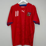 Shop 2006/08 CZECH REPUBLIC NEDVED #11 HOME SHIRT (L) PUMA, classic football shirts, vintage football shirts & retro soccer jerseys at Cult Kits