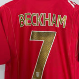 Shop 2006/08 ENGLAND BECKHAM #7 AWAY SHIRT (S) UMBRO, classic football shirts, vintage football shirts & retro soccer jerseys at Cult Kits