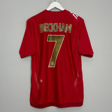 Shop 2006/08 ENGLAND BECKHAM #7 AWAY SHIRT (S) UMBRO, classic football shirts, vintage football shirts & retro soccer jerseys at Cult Kits