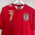 Shop 2006/08 ENGLAND BECKHAM #7 AWAY SHIRT (S) UMBRO, classic football shirts, vintage football shirts & retro soccer jerseys at Cult Kits