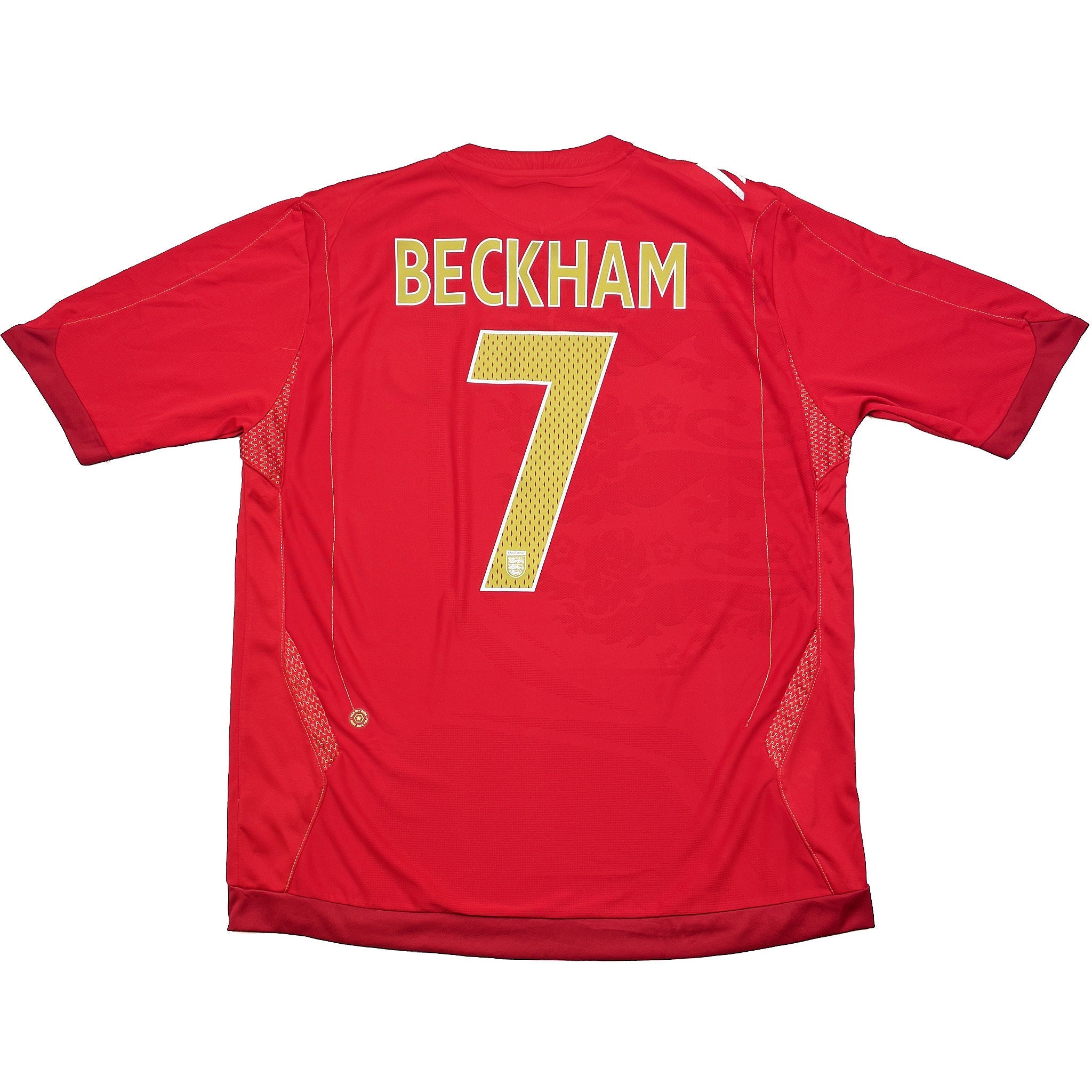 Buy 2006/08 England Beckham 7 Away Shirt (XL) Umbro ~ Free worldwide shipping available ~ Authentic Vintage Football Shirts from Cult Kits