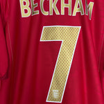Shop 2006/08 ENGLAND BECKHAM #7 AWAY SHIRT (XL) UMBRO, classic football shirts, vintage football shirts & retro soccer jerseys at Cult Kits