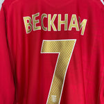 Shop 2006/08 ENGLAND BECKHAM #7 AWAY SHIRT (XXXL) UMBRO, classic football shirts, vintage football shirts & retro soccer jerseys at Cult Kits