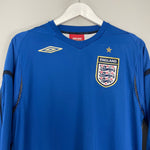 Shop 2006/08 ENGLAND GK SHIRT (L) UMBRO, classic football shirts, vintage football shirts & retro soccer jerseys at Cult Kits
