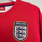 Shop 2006/08 ENGLAND LAMPARD #8 L/S AWAY SHIRT (L) UMBRO, classic football shirts, vintage football shirts & retro soccer jerseys at Cult Kits