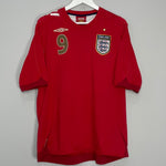 Shop 2006/08 ENGLAND ROONEY #9 AWAY SHIRT (XL) UMBRO, classic football shirts, vintage football shirts & retro soccer jerseys at Cult Kits