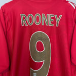 Shop 2006/08 ENGLAND ROONEY #9 AWAY SHIRT (XL) UMBRO, classic football shirts, vintage football shirts & retro soccer jerseys at Cult Kits