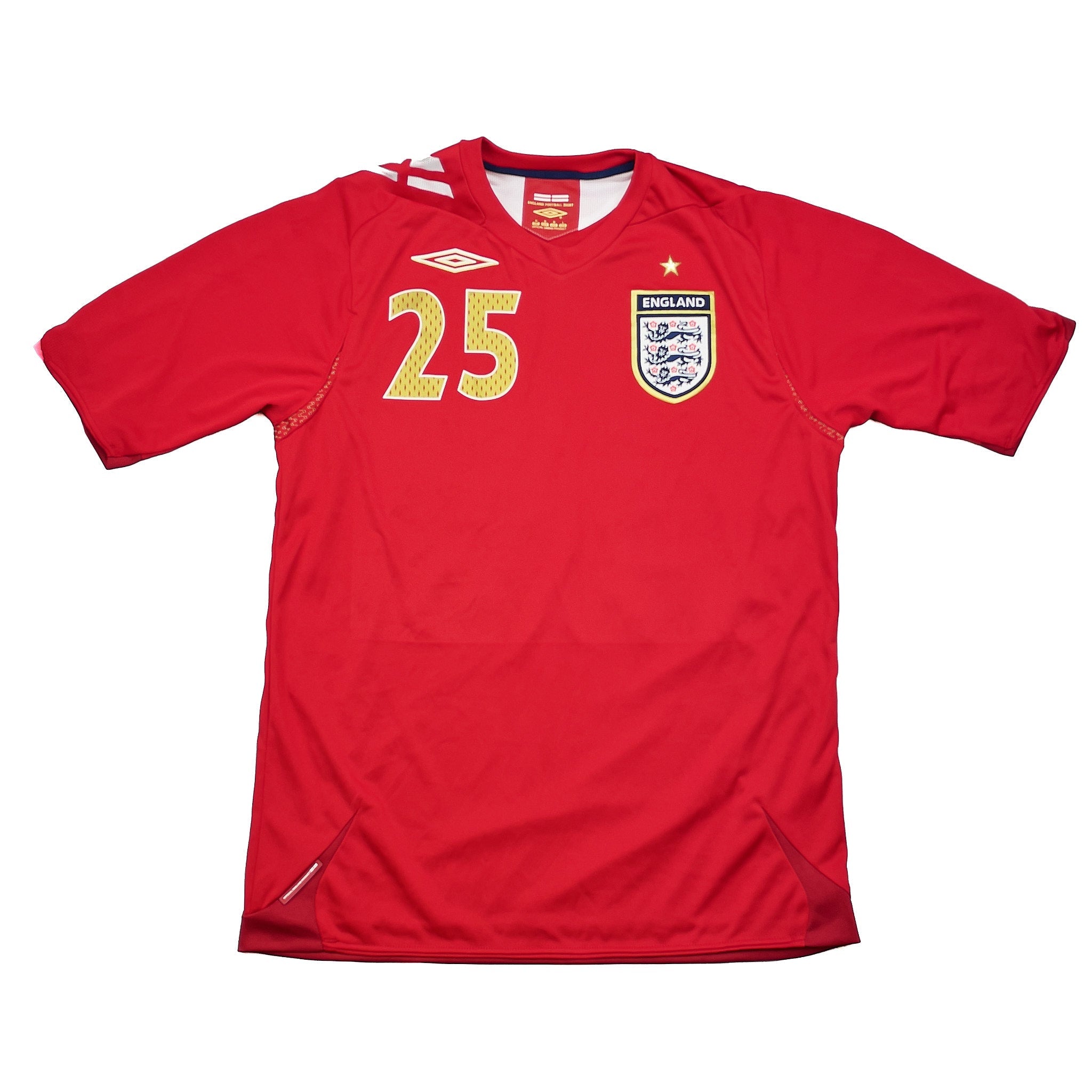 Buy 2006/08 England Smith 25 Away Shirt (M) Umbro ~ Free worldwide shipping ~ Authentic Vintage Football Shirts from Cult Kits