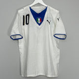 Shop 2006/08 ITALY TOTTI #10 AWAY SHIRT (L) PUMA, classic football shirts, vintage football shirts & retro soccer jerseys at Cult Kits