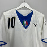 Shop 2006/08 ITALY TOTTI #10 AWAY SHIRT (L) PUMA, classic football shirts, vintage football shirts & retro soccer jerseys at Cult Kits