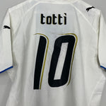 Shop 2006/08 ITALY TOTTI #10 AWAY SHIRT (L) PUMA, classic football shirts, vintage football shirts & retro soccer jerseys at Cult Kits