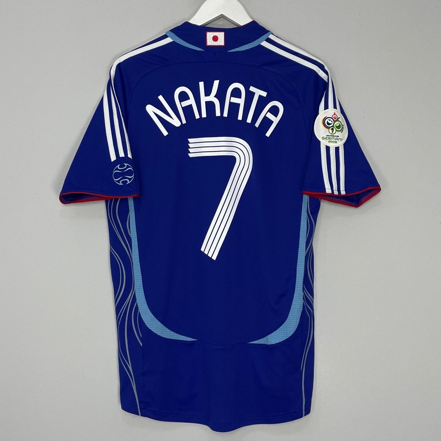 Shop 2006/08 JAPAN NAKATA #7 HOME SHIRT (M) ADIDAS, classic football shirts, vintage football shirts & retro soccer jerseys at Cult Kits