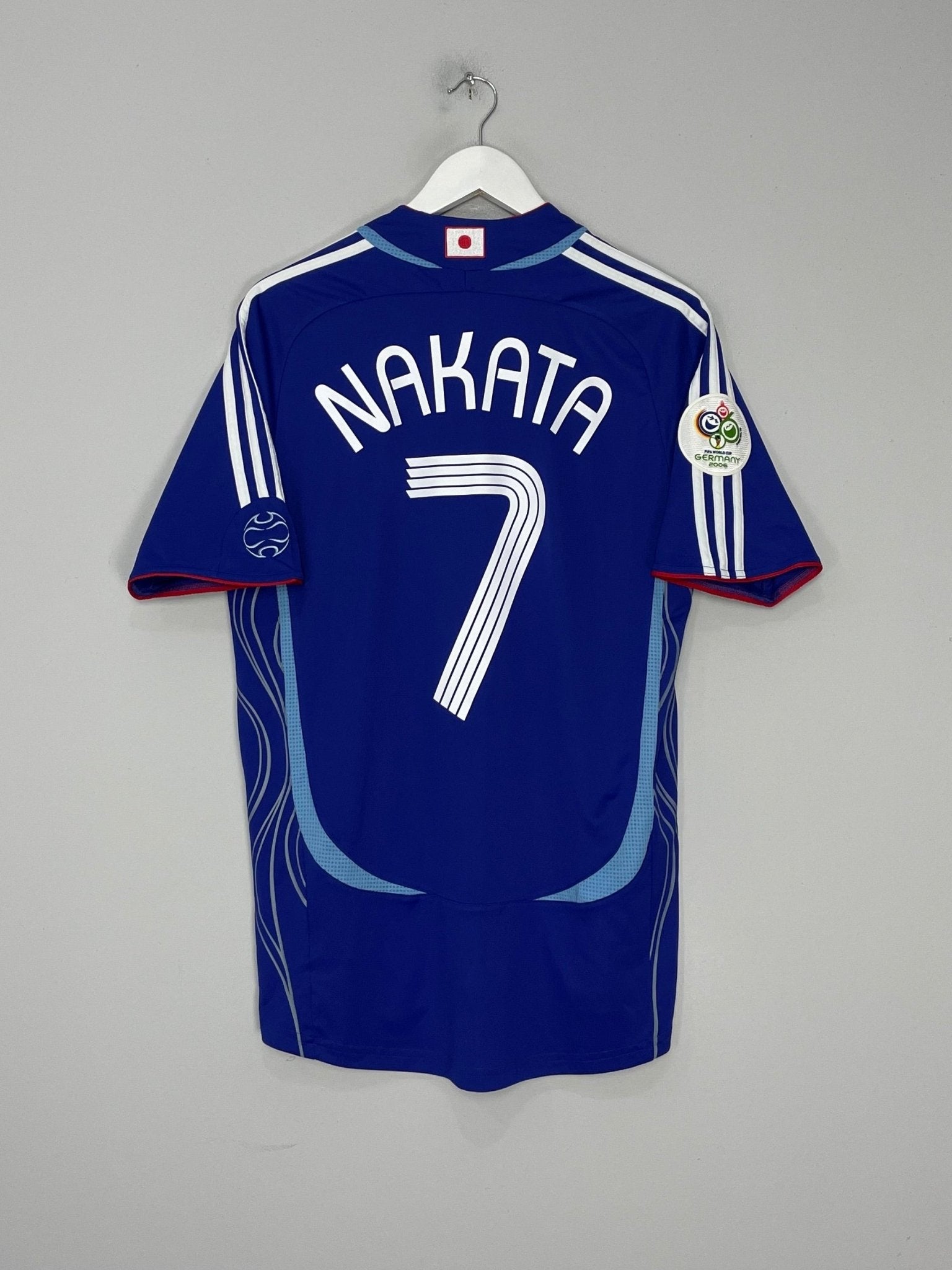 Shop 2006/08 JAPAN NAKATA #7 HOME SHIRT (M) ADIDAS, classic football shirts, vintage football shirts & retro soccer jerseys at Cult Kits