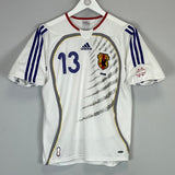 2006/08 JAPAN YANAGISAWA 13 AWAY SHIRT (XS) ADIDAS - Cult Kits - XS - Buy Vintage Football Shirts, Authentic Retro Football Shirts For Sale, Classic Football Shirts & Soccer Jersey
