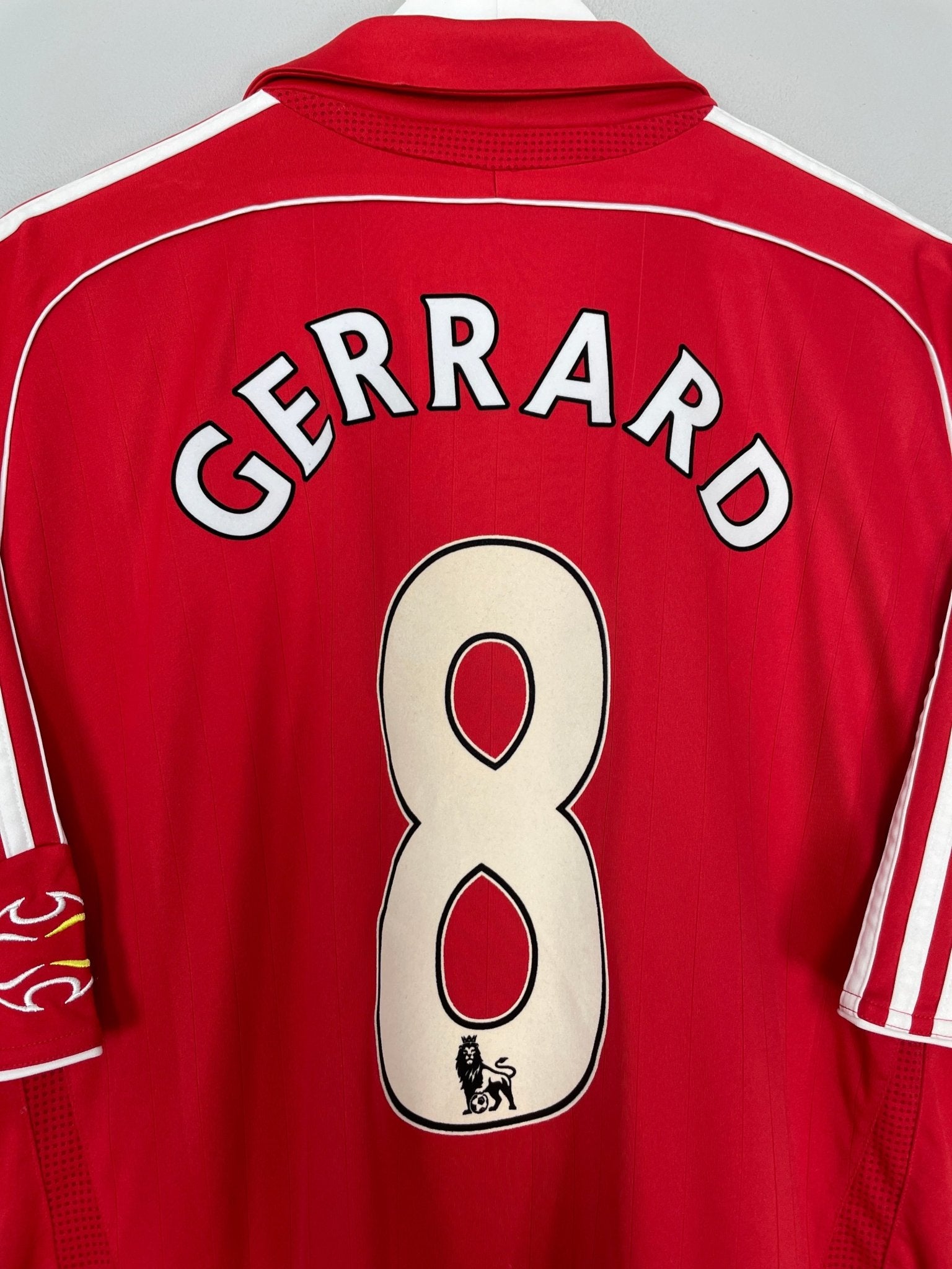 Shop 2006/08 LIVERPOOL GERRARD #6 HOME SHIRT (XXL) ADIDAS, classic football shirts, vintage football shirts & retro soccer jerseys at Cult Kits