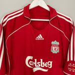 Shop 2006/08 LIVERPOOL GERRARD #6 HOME SHIRT (XXL) ADIDAS, classic football shirts, vintage football shirts & retro soccer jerseys at Cult Kits
