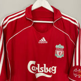 Shop 2006/08 LIVERPOOL GERRARD #6 HOME SHIRT (XXL) ADIDAS, classic football shirts, vintage football shirts & retro soccer jerseys at Cult Kits