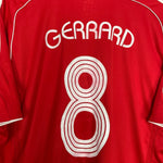 Shop 2006/08 LIVERPOOL GERRARD #8 C/L FINAL HOME SHIRT (XL) ADIDAS, classic football shirts, vintage football shirts & retro soccer jerseys at Cult Kits