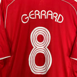 Shop 2006/08 LIVERPOOL GERRARD #8 C/L FINAL HOME SHIRT (XL) ADIDAS, classic football shirts, vintage football shirts & retro soccer jerseys at Cult Kits