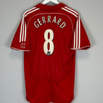 2006/08 LIVERPOOL GERRARD 8 HOME SHIRT (L) ADIDAS - Cult Kits - Large - Buy Vintage Football Shirts, Authentic Retro Football Shirts For Sale, Classic Football Shirts & Soccer Jersey