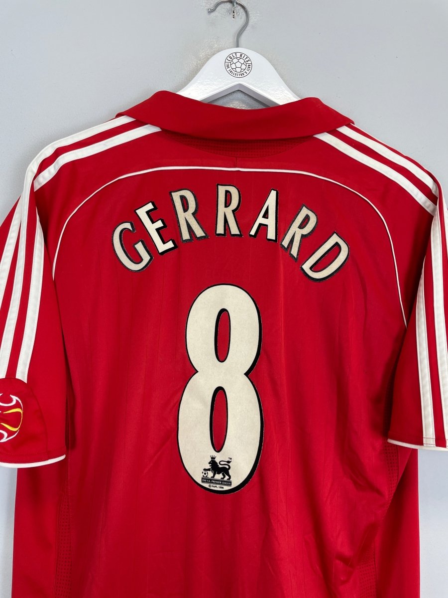2006/08 LIVERPOOL GERRARD 8 HOME SHIRT (L) ADIDAS - Cult Kits - Large - Buy Vintage Football Shirts, Authentic Retro Football Shirts For Sale, Classic Football Shirts & Soccer Jersey
