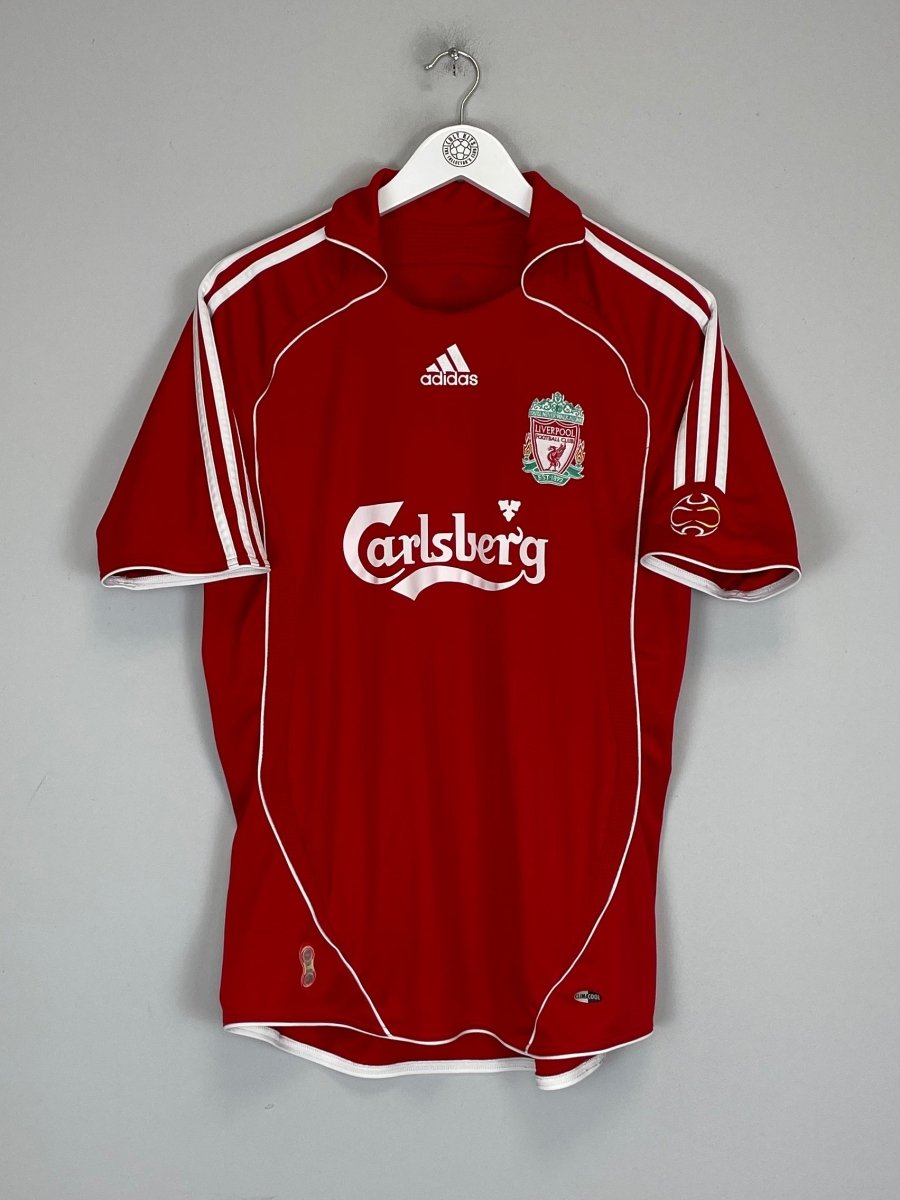 2006/08 LIVERPOOL GERRARD 8 HOME SHIRT (M) ADIDAS - Cult Kits - Medium - Buy Vintage Football Shirts, Authentic Retro Football Shirts For Sale, Classic Football Shirts & Soccer Jersey