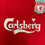 Shop 2006/08 LIVERPOOL GERRARD #8 HOME SHIRT (M) ADIDAS, classic football shirts, vintage football shirts & retro soccer jerseys at Cult Kits
