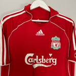 Shop 2006/08 LIVERPOOL GERRARD #8 HOME SHIRT (M) ADIDAS, classic football shirts, vintage football shirts & retro soccer jerseys at Cult Kits