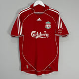 Shop 2006/08 LIVERPOOL GERRARD #8 HOME SHIRT (M) ADIDAS, classic football shirts, vintage football shirts & retro soccer jerseys at Cult Kits