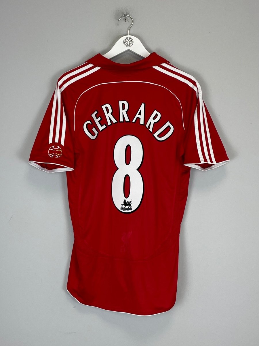 2006/08 LIVERPOOL GERRARD 8 HOME SHIRT (M) ADIDAS - Cult Kits - Medium - Buy Vintage Football Shirts, Authentic Retro Football Shirts For Sale, Classic Football Shirts & Soccer Jersey