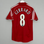 Shop 2006/08 LIVERPOOL GERRARD #8 HOME SHIRT (S) ADIDAS, classic football shirts, vintage football shirts & retro soccer jerseys at Cult Kits