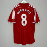 Shop 2006/08 LIVERPOOL GERRARD #8 HOME SHIRT (XL) ADIDAS, classic football shirts, vintage football shirts & retro soccer jerseys at Cult Kits