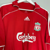Shop 2006/08 LIVERPOOL GERRARD #8 HOME SHIRT (XL) ADIDAS, classic football shirts, vintage football shirts & retro soccer jerseys at Cult Kits