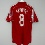 Shop 2006/08 LIVERPOOL GERRARD #8 *PLAYER ISSUE* C/L HOME SHIRT (L) ADIDAS, classic football shirts, vintage football shirts & retro soccer jerseys at Cult Kits