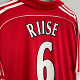 Shop 2006/08 LIVERPOOL RIISE #6 HOME SHIRT (XL) ADIDAS, classic football shirts, vintage football shirts & retro soccer jerseys at Cult Kits