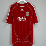 Shop 2006/08 LIVERPOOL RIISE #6 HOME SHIRT (XL) ADIDAS, classic football shirts, vintage football shirts & retro soccer jerseys at Cult Kits