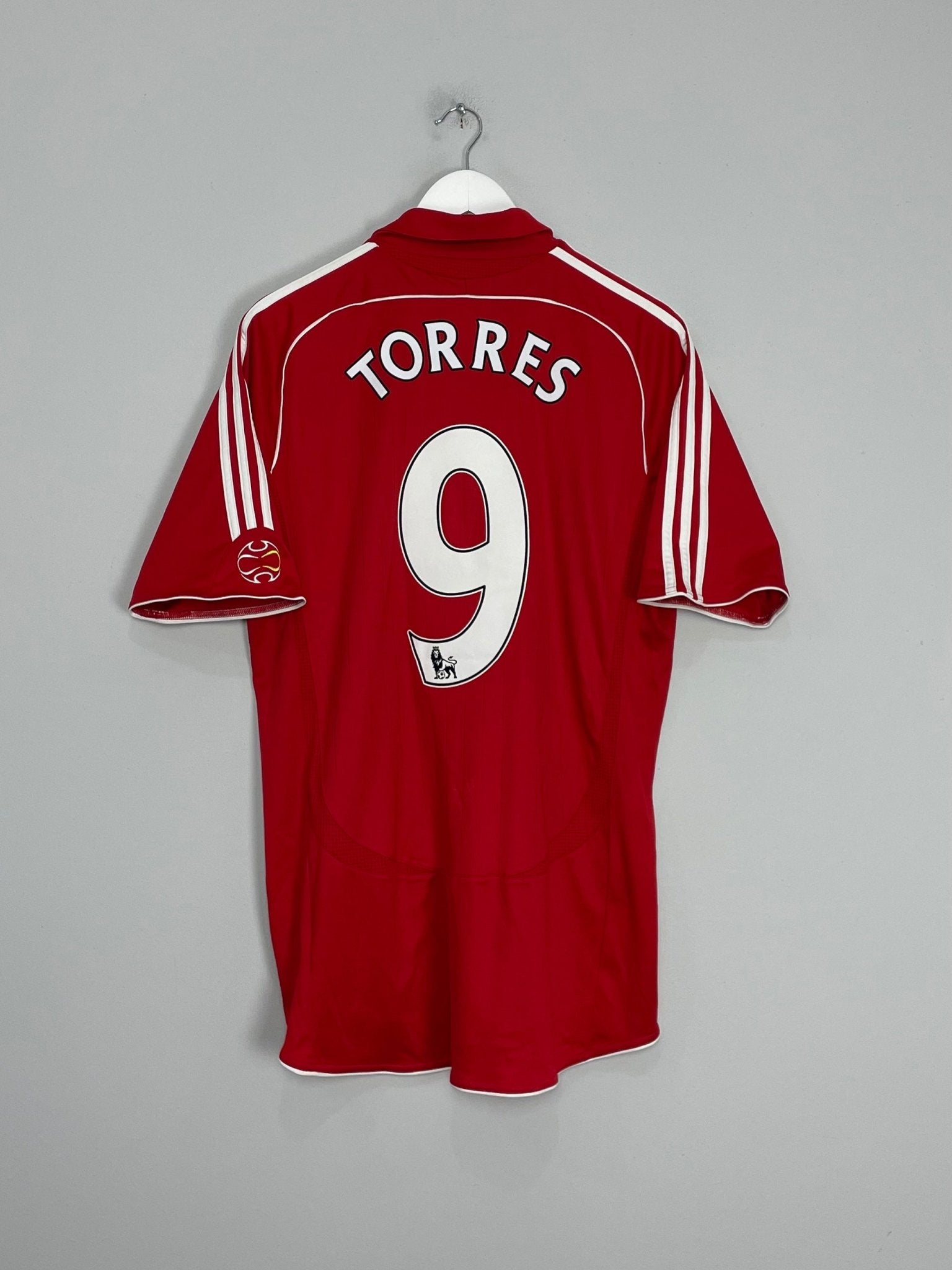 Shop 2006/08 LIVERPOOL TORRES #9 HOME SHIRT (L) ADIDAS, classic football shirts, vintage football shirts & retro soccer jerseys at Cult Kits